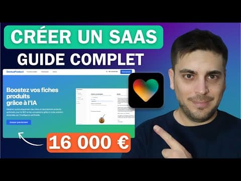 Comment crรฉer un SaaS de A ร Z sans coder : Guide complet avec Lovable